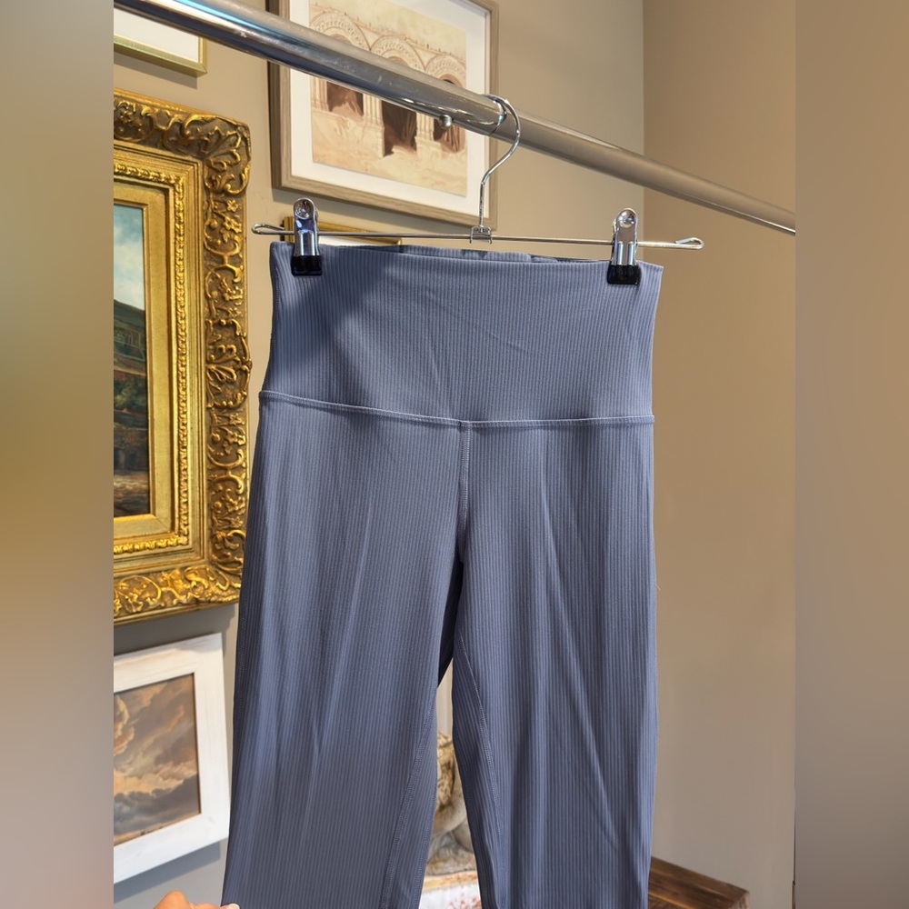 Align Hr Ribbed Mini Flare *Regular Oasis Blue